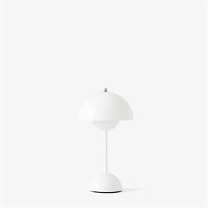 Flowerpot bordlampe VP9 hvid opladelig