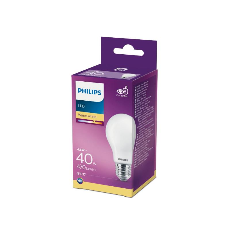 Direkte Konfrontere Beloved LED pære Philips Standard E27 Varm hvid